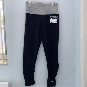 VSPINK Black Activewear Cotton Yoga Leggings